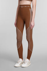 AMIRI Leggings In Brown Polyamide - Women