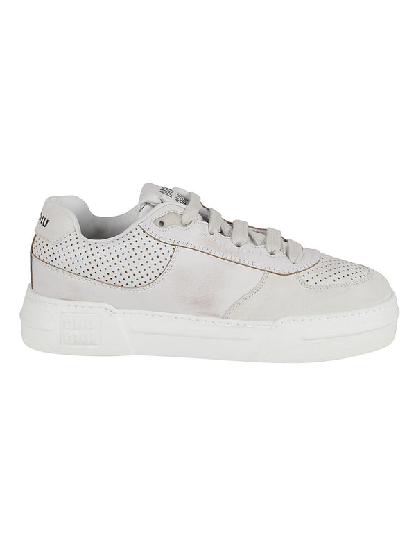 Miu Miu Platform Laced Sneakers - Women