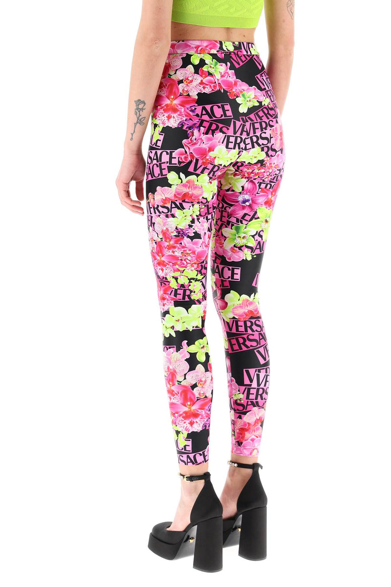 Versace Printed Leggings - Women