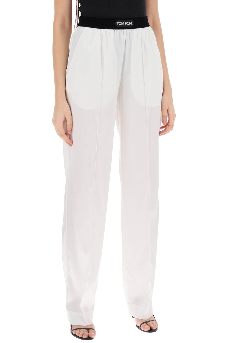 Tom Ford Silk Pajama Pants - Women