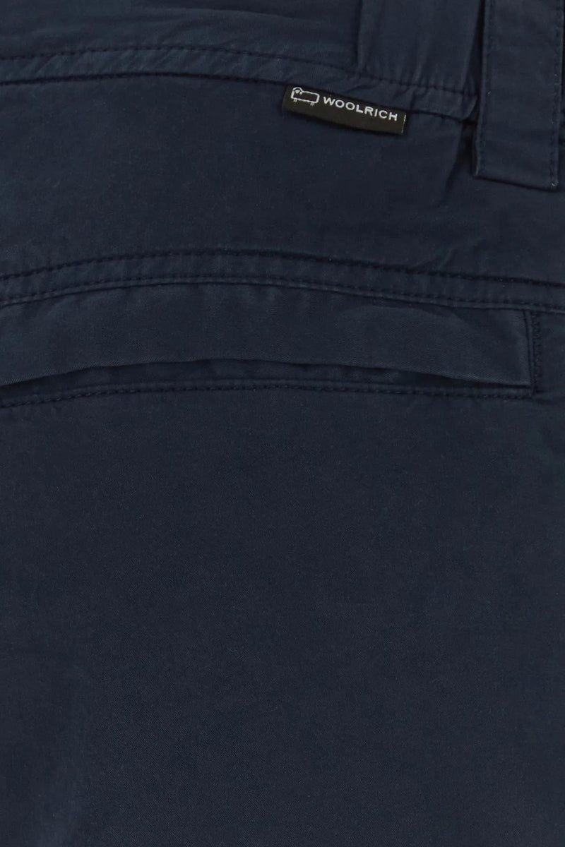 Woolrich Blue Cotton Bermuda Shorts - Men