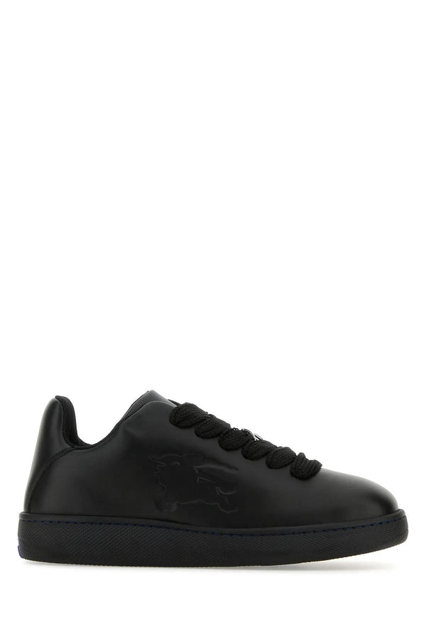 Burberry Black Leather Box Sneakers - Men