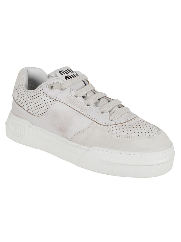 Miu Miu Platform Laced Sneakers - Women