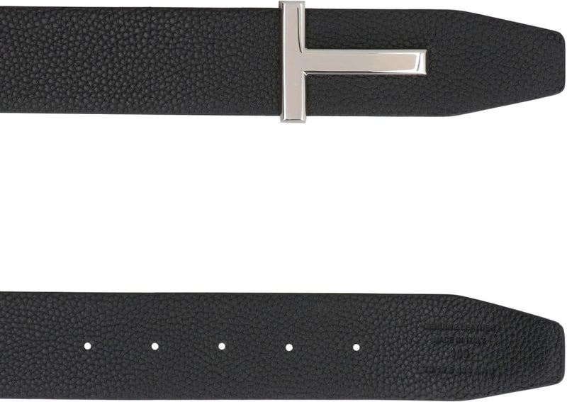 Tom Ford Grainy Leather Belt - Men - Piano Luigi