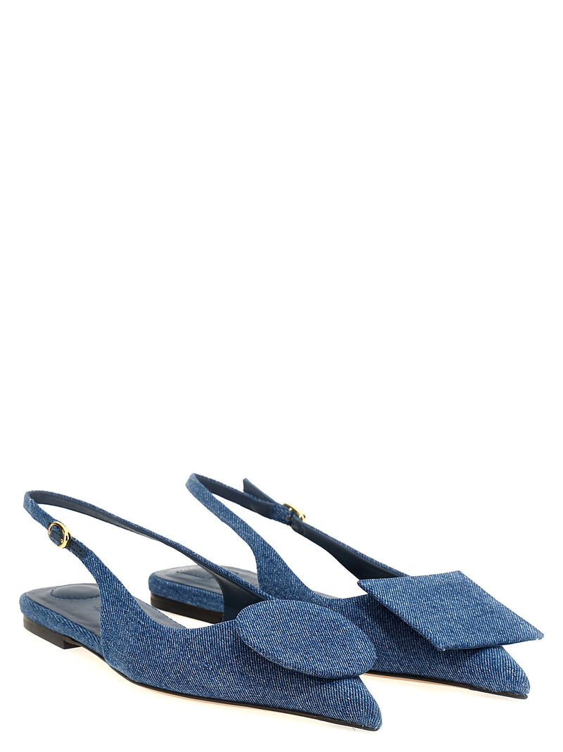 Jacquemus les Slingbacks Duelo Plates Ballet Flats - Women