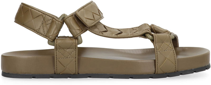 Bottega Veneta Trip Leather Sandals - Men