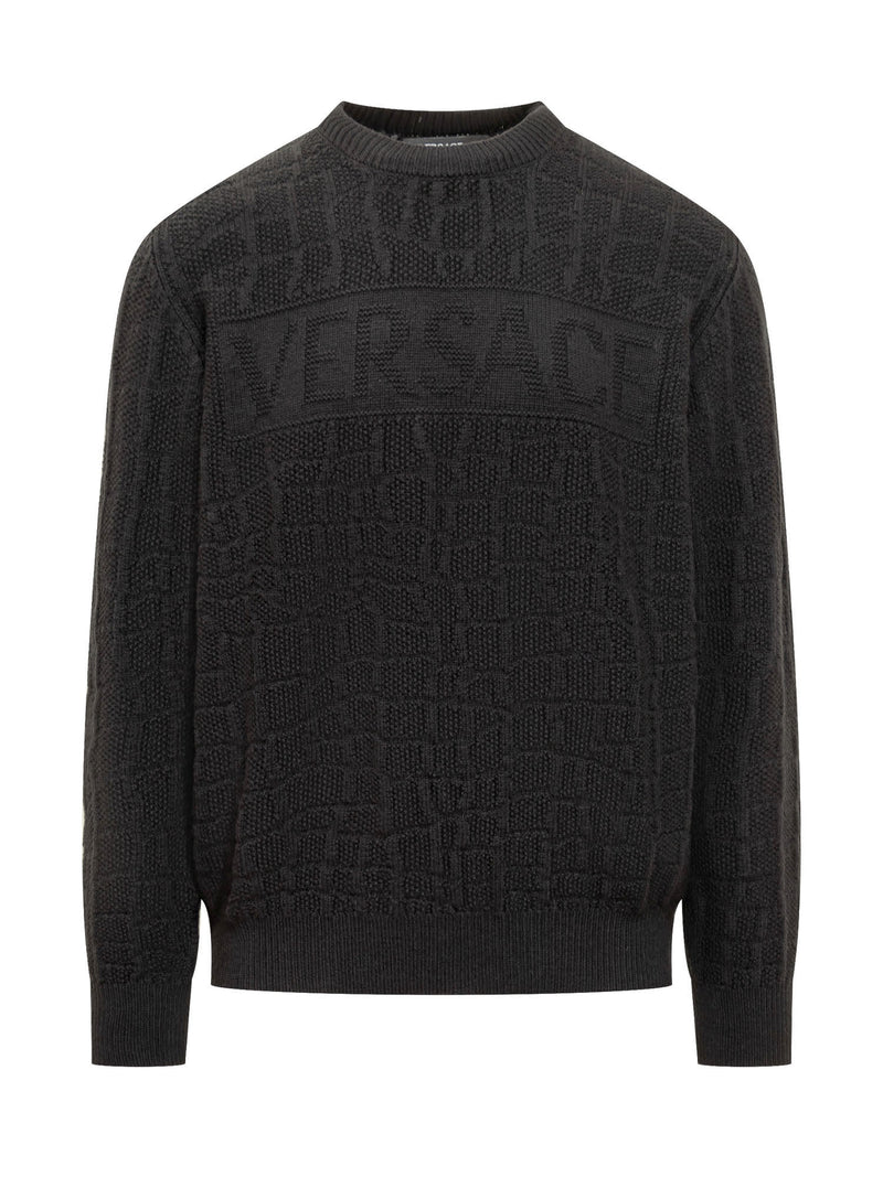 Versace Crew-neck Wool Sweater - Men