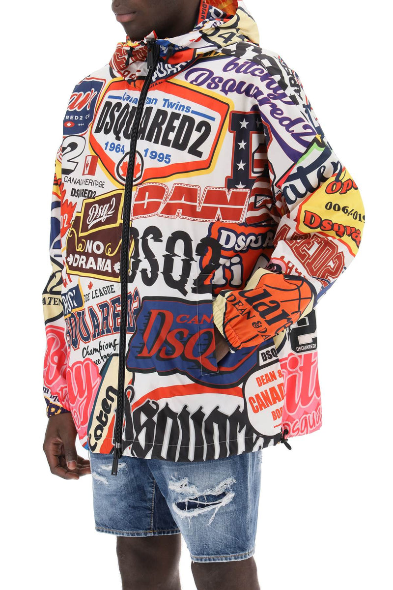 Dsquared2 Logomania Windbreaker Jacket - Men