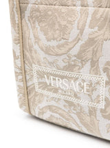 Versace Mini Tote Embroidery Jacquard Barocco+calf - Men