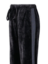 Fendi Wide-leg Drawstring Velvet Pants - Women