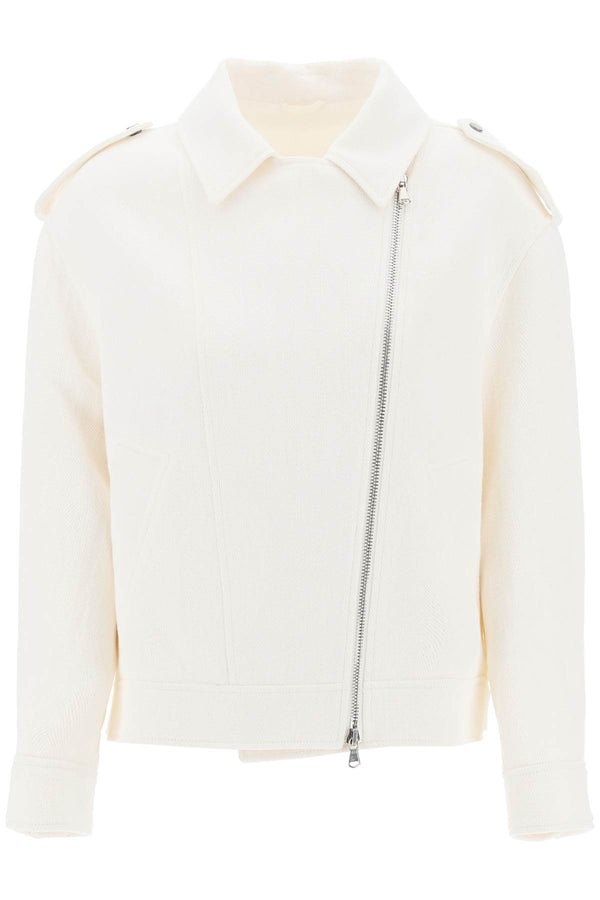 Brunello Cucinelli Cotton-linen Biker Jacket - Women