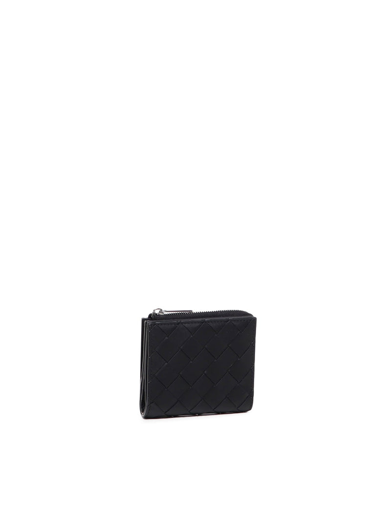 Bottega Veneta Intreccio Wallet In Calfskin - Women