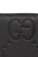 Gucci Logo Embossed Zip-around Wallet - Men