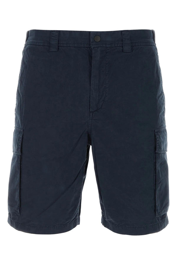 Woolrich Blue Cotton Bermuda Shorts - Men