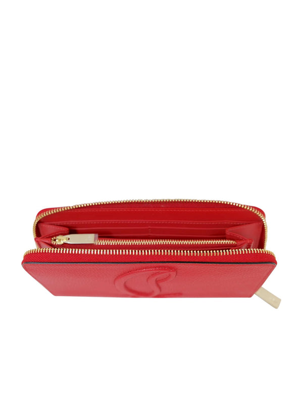 Christian Louboutin By My Side Red Calf Leather Wallet - Women - Piano Luigi