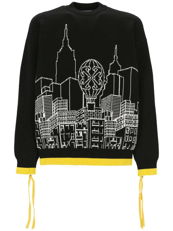 Off-White Skyline Intarsia Sweater - Men