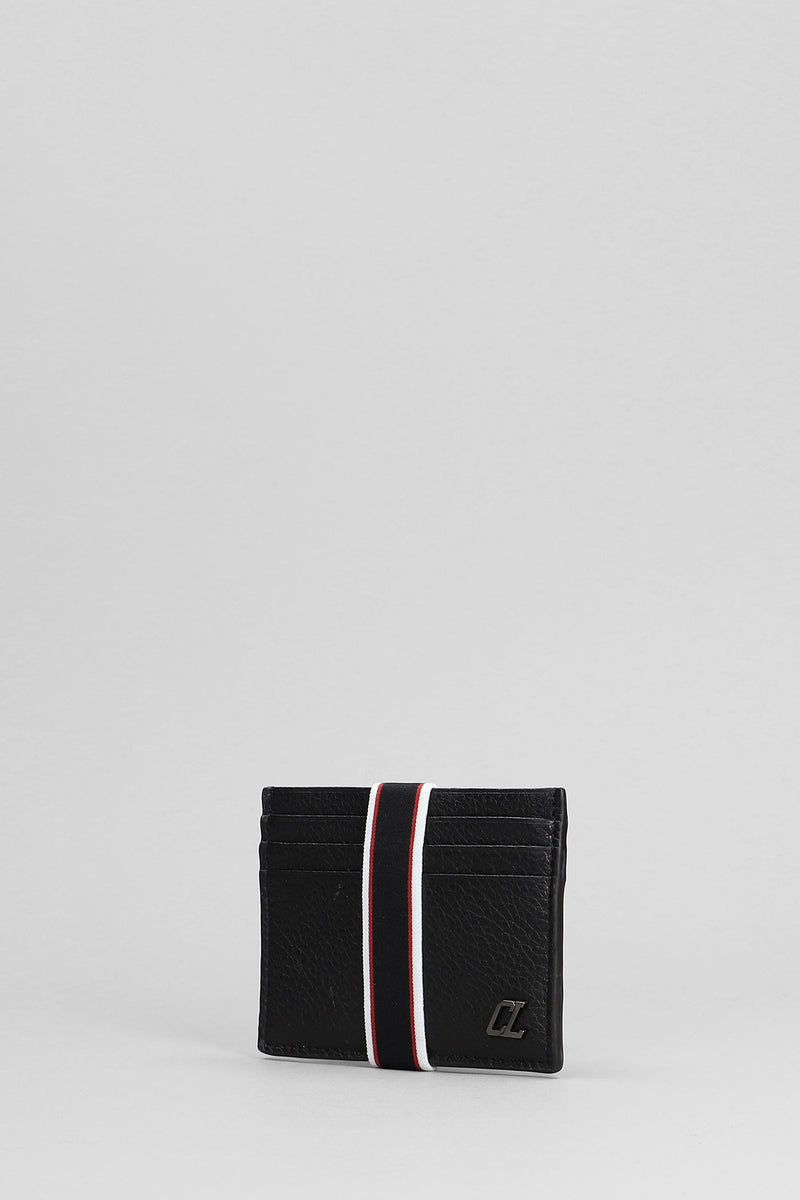 Christian Louboutin Fav Wallet In Black Leather - Men