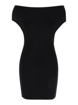 Jacquemus Black Mini Dress la Robe Cubista In Viscose Woman - Women