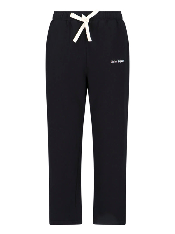 Palm Angels Logo Detailed Drawstring Pants - Men