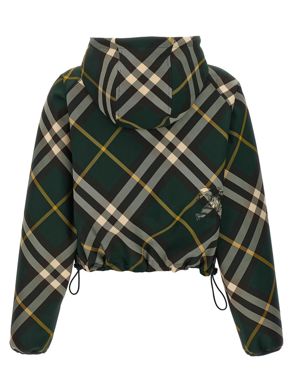 Burberry Check Crop Jacket - Women