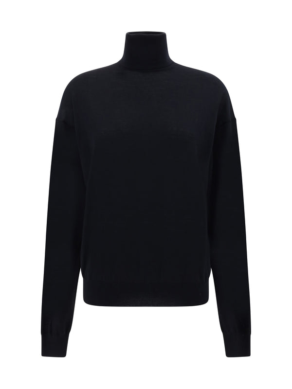 Saint Laurent Wool Turtleneck Sweater - Women