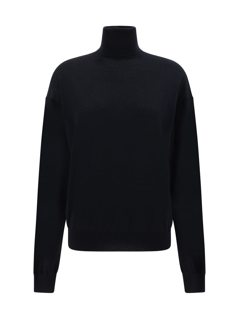 Saint Laurent Wool Turtleneck Sweater - Women