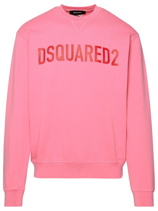 Dsquared2 Pink Cotton Sweatshirt - Men