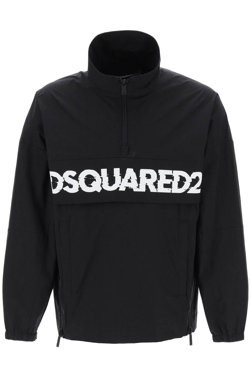 Dsquared2 Anorak With Logo Print - Men