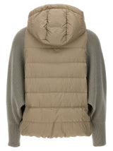 Brunello Cucinelli solomeo Insert Hooded Down Jacket - Women