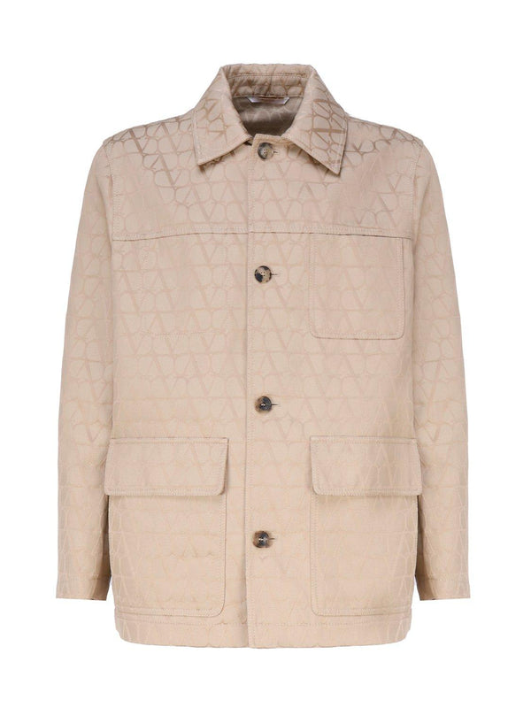 Valentino Buttoned Long-sleeved Jacket - Men
