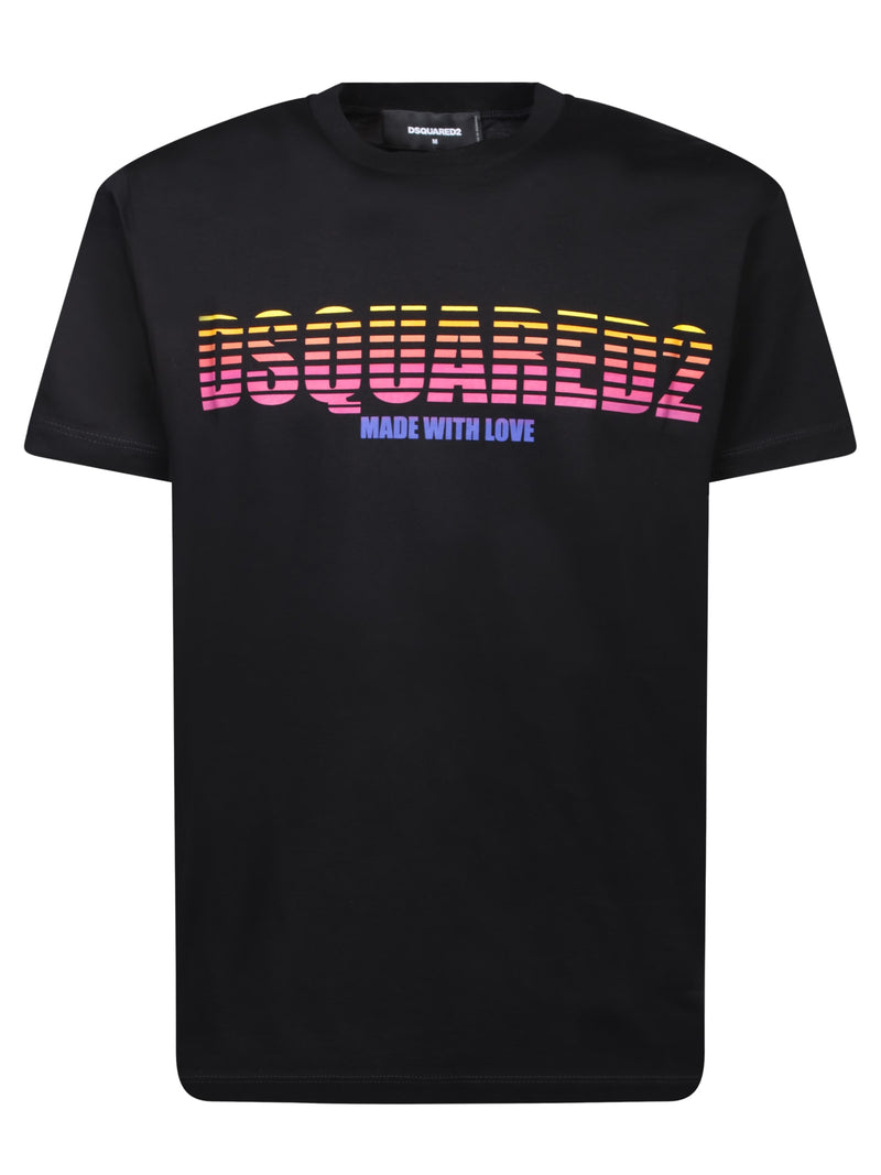 Dsquared2 Made With Love Black T-shirt - Men