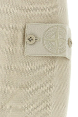 Stone Island Sand Cotton Blend Sweater - Men