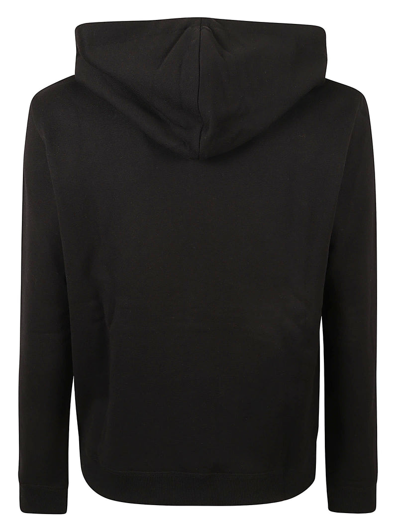 Saint Laurent Regular Logo Embroidered Hoodie - Men