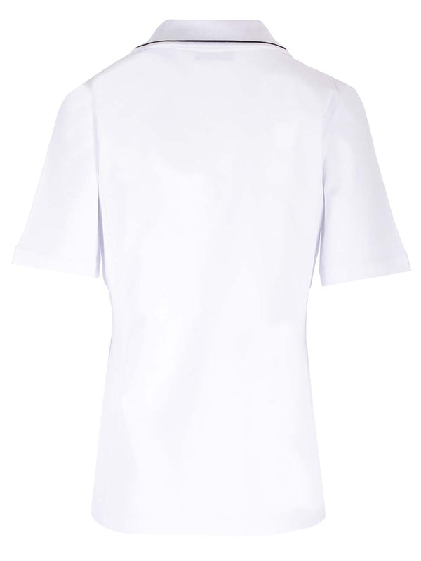 Moncler V-neck Polo Shirt - Women