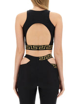 Versace Top With Greek Border - Women