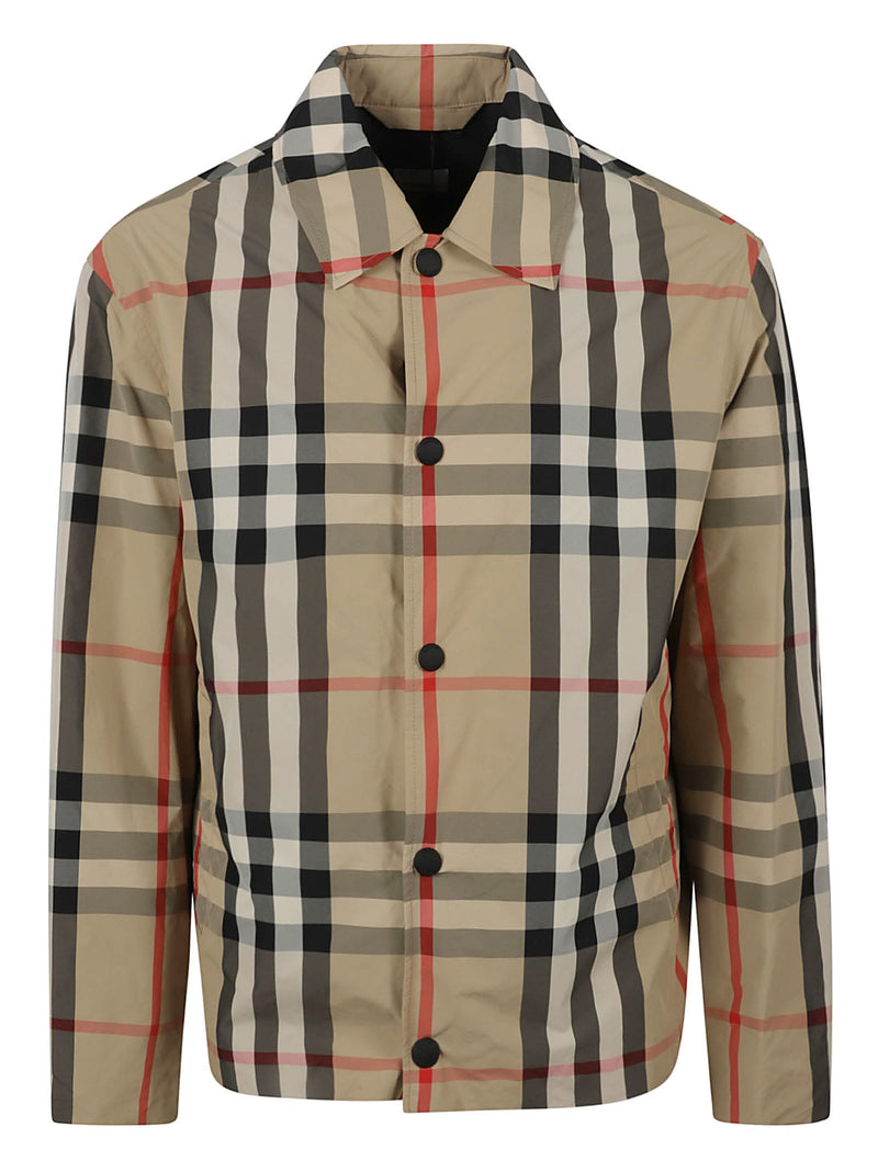 Burberry Check Pattern Shift Jacket - Men