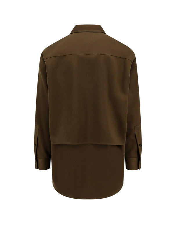 Bottega Veneta Double Layer Buttoned Shirt - Men