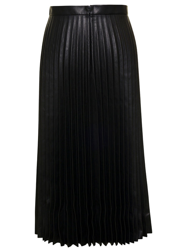 Balenciaga Pleated Leather Dress - Women