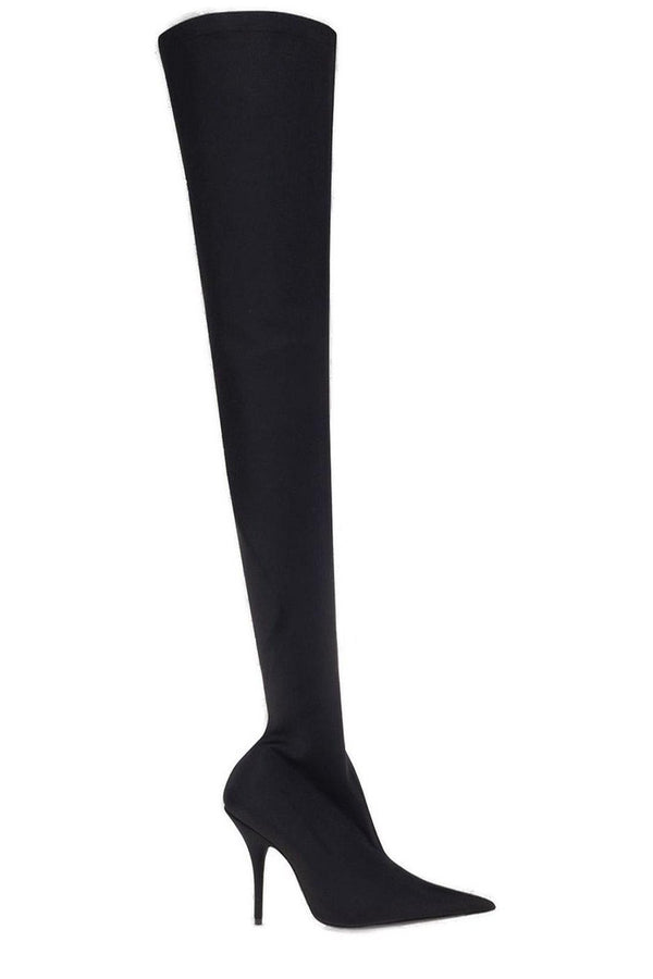 Balenciaga Knife Heeled Thigh-high Boots - Women