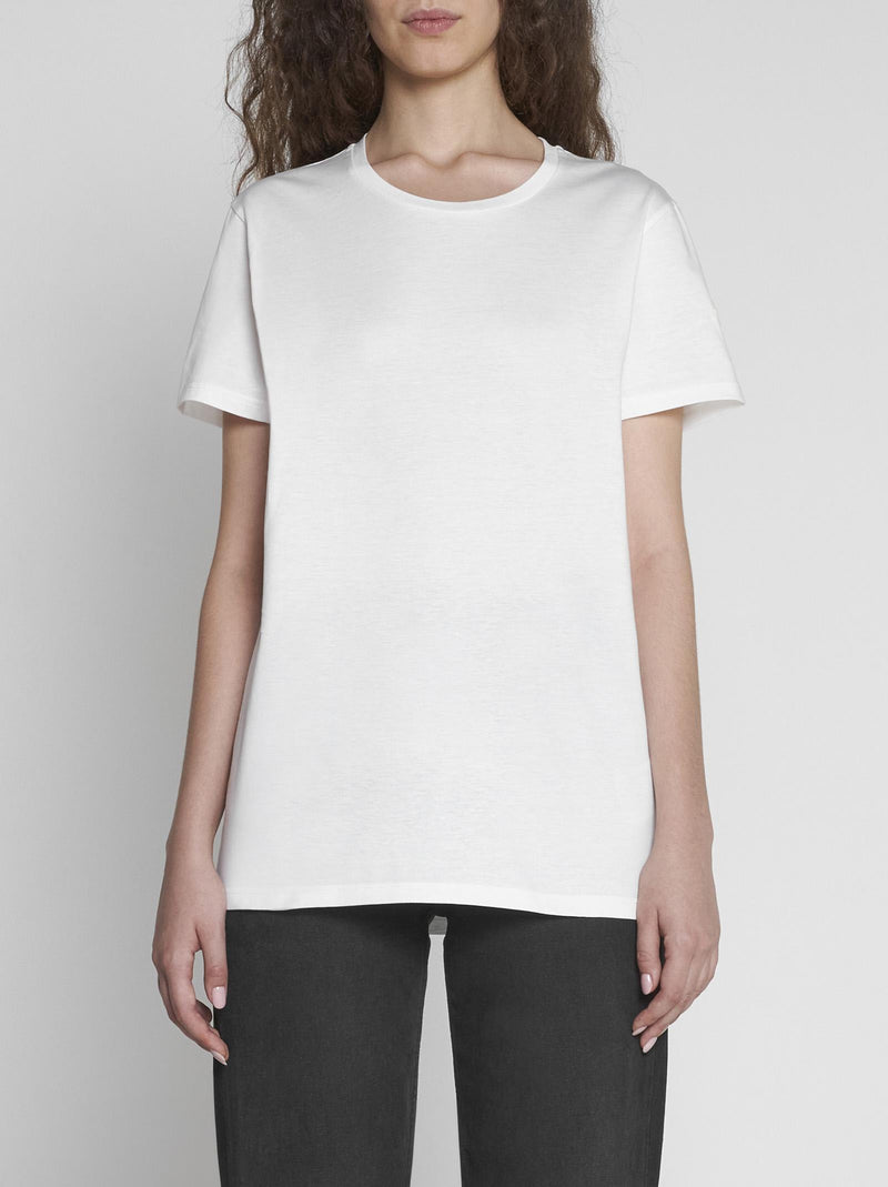 Moncler Logo-patch Cotton T-shirt - Women