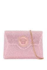 Versace La Medusa Envelope Clutch With Crystals - Women