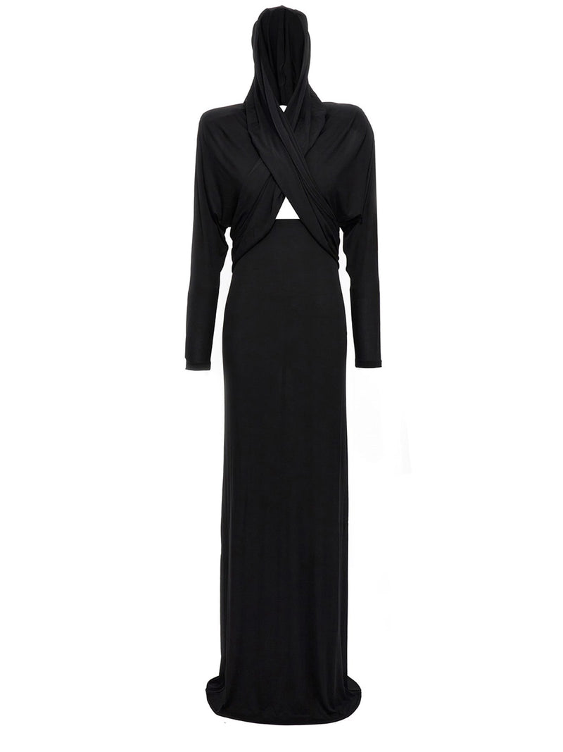 Saint Laurent Long Hooded Dress - Women