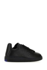 Burberry Black Leather Box Sneakers - Men