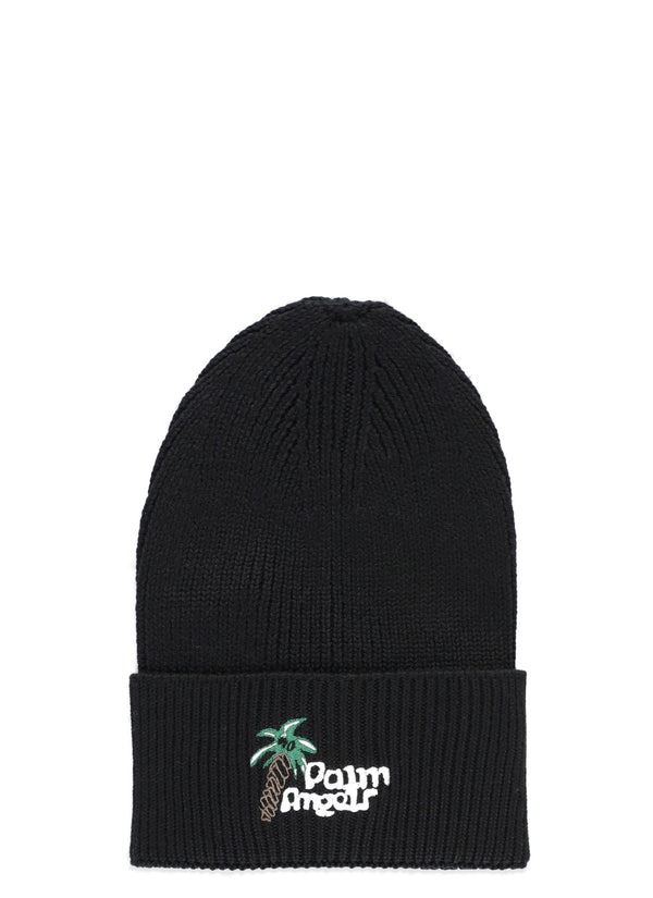 Palm Angels Beanie With Logo - Men