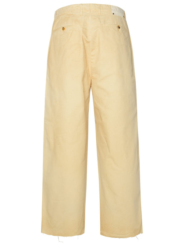 Golden Goose Beige Cotton Pants - Men
