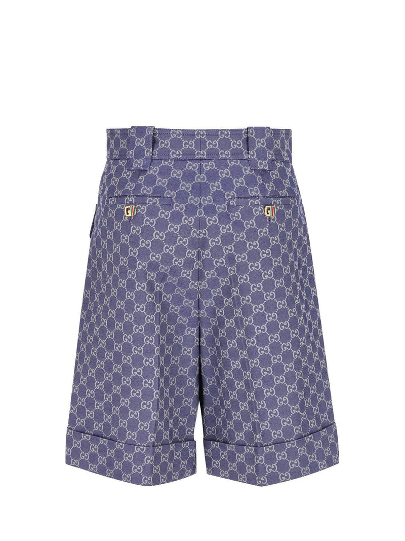 Gucci Gg Monogram Shorts - Women