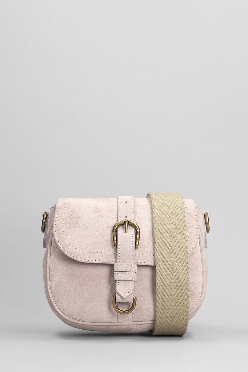 Golden Goose Sally Shoulder Bag In Powder Suede - Women