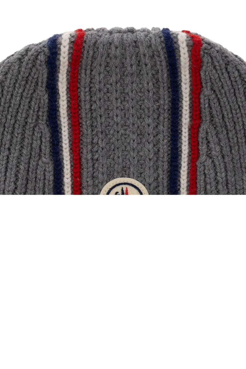 Moncler Beanie With Logo Patch - Men - Piano Luigi