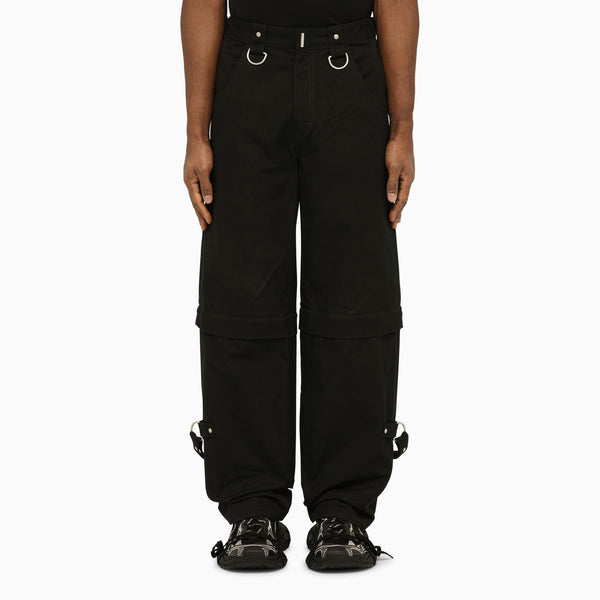 Givenchy Black Trousers With Removable Bottoms - Men