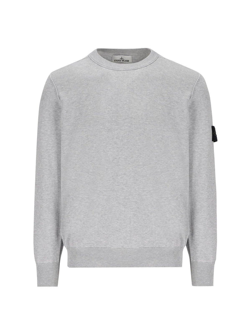 Stone Island Compass Patch Crewneck Jumper - Men